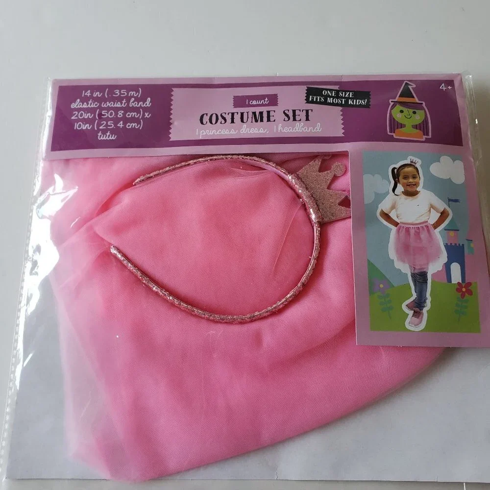 NWT Costume Set Princess Tutu and Crown Headband